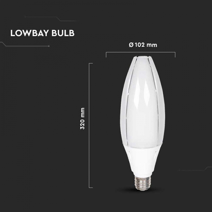 BEC LED E40 60W 6500K ALB RECE, CIP SAMSUNG [4]