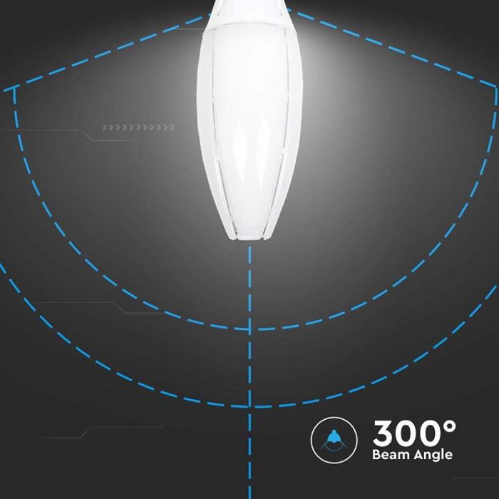 BEC LED E40 60W 6500K ALB RECE, CIP SAMSUNG [6]