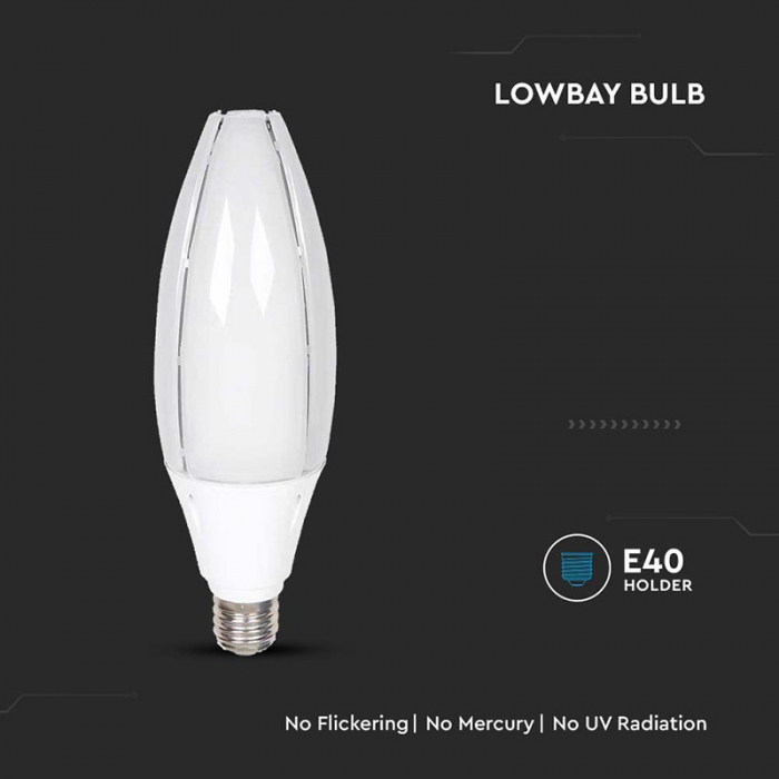BEC LED E40 60W 6500K ALB RECE, CIP SAMSUNG [5]