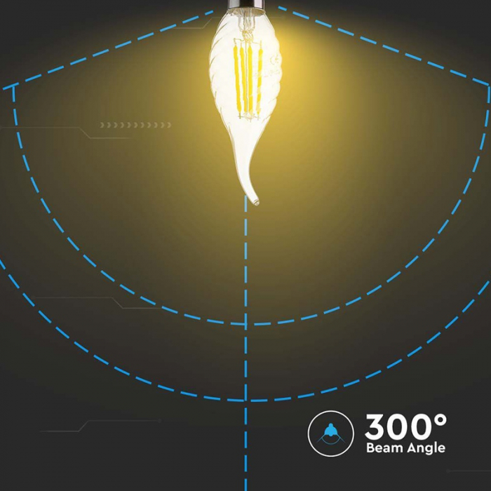 BEC LED FILAMENT E14 4W 4000K [6]