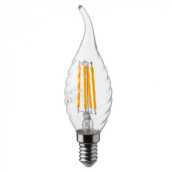 BEC LED FILAMENT E14 4W 6500K ALB NEUTRU [2]