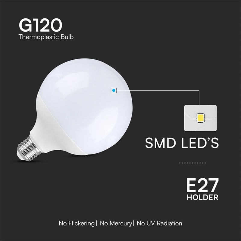BEC LED G120 E27 22W 6400K ALB RECE [4]