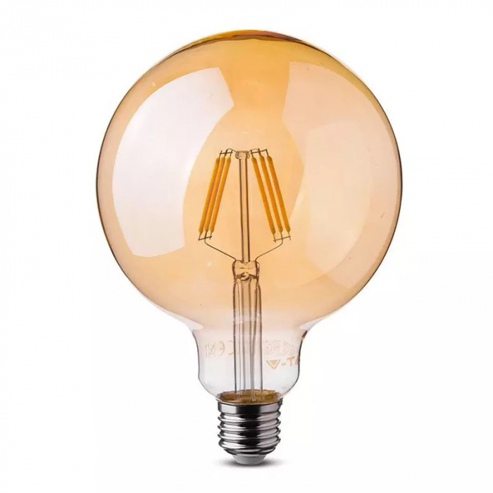 BEC LED G125 E27 4W CU FILAMENT 2200K ALB CALD [2]