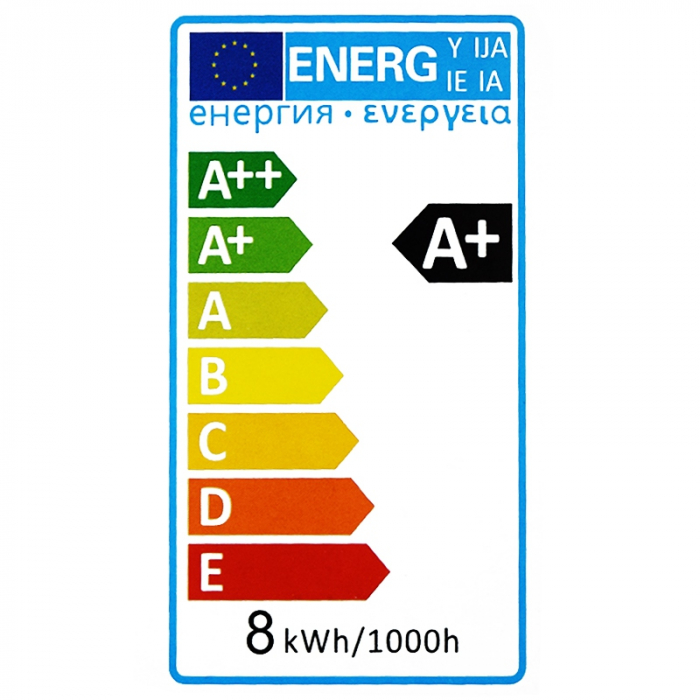 BEC LED G125 E27 REGLABIL 8W CU FILAMENT 2200K ALB CALD [2]