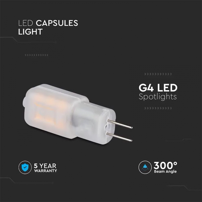 BEC LED G4 1.1W 12V 3000K ALB CALD, CIP SAMSUNG [5]