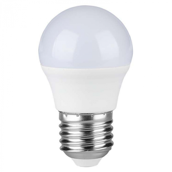 Bec led g45 e27 4.5w 3000k alb cald V-tac [2]