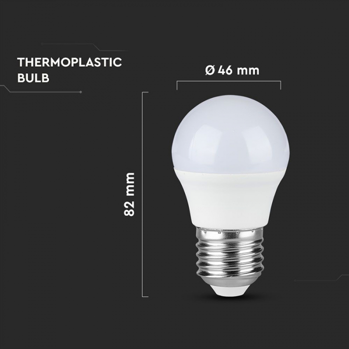 BEC LED G45 E27 4.5W 6500K ALB RECE [3]