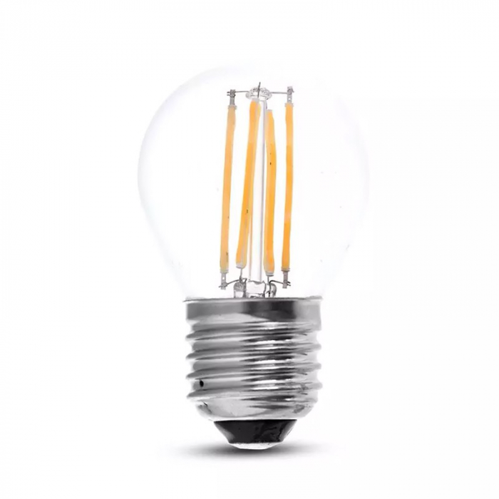 Bec led g45 e27 4w cu filament 2700k dimabil V-tac [2]