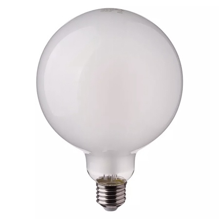 BEC LED G95 E27 7W CU FILAMENT 6400K ALB RECE STICLA MATA [1]