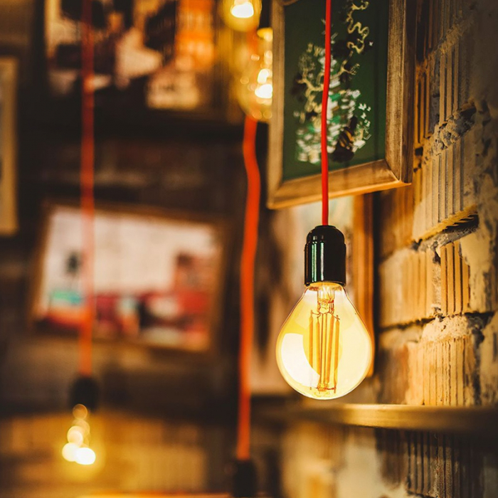 Bec led p45 e14 4w filament 2200k alb cald V-tac [7]