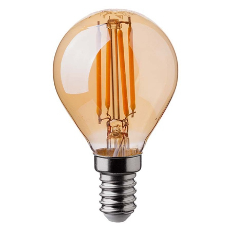Bec led p45 e14 4w filament 2200k alb cald V-tac [1]
