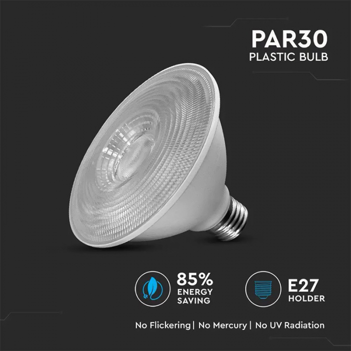 BEC LED PAR30 E27 11W 3000K ALB CALD, CIP SAMSUNG [7]