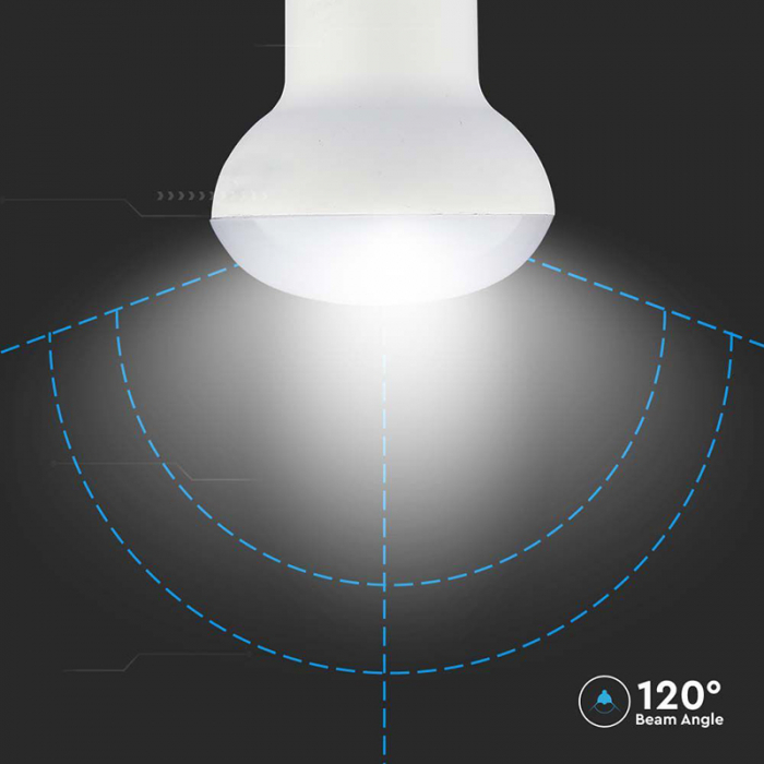 Bec led R39 E14 2.9W 3000K alb cald, cip Samsung V-tac [8]