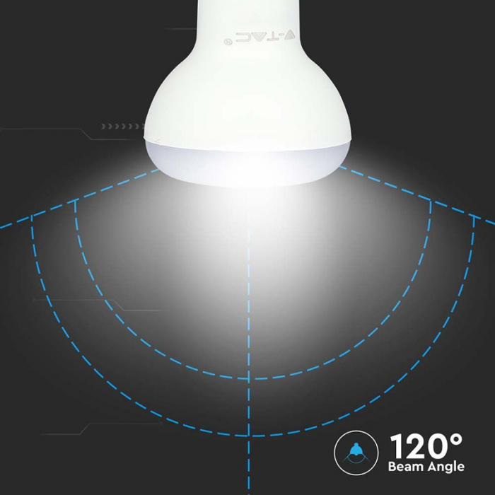 BEC LED R50 E14 4.8W 4000K ALB NEUTRU, CIP SAMSUNG [8]