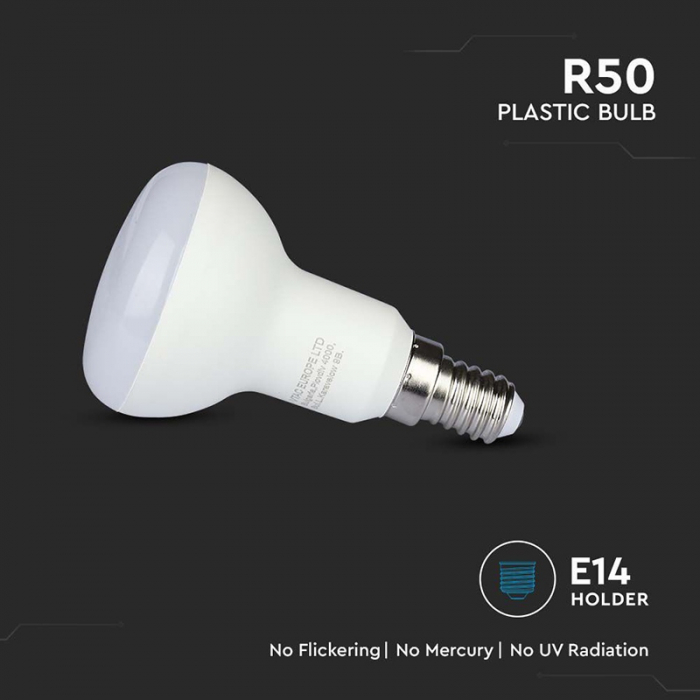BEC LED R50 E14 4.8W 4000K ALB NEUTRU, CIP SAMSUNG [7]