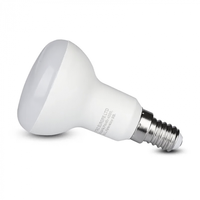 Bec led r50 e14 4.8w 6400k alb rece, cip samsung V-tac [3]