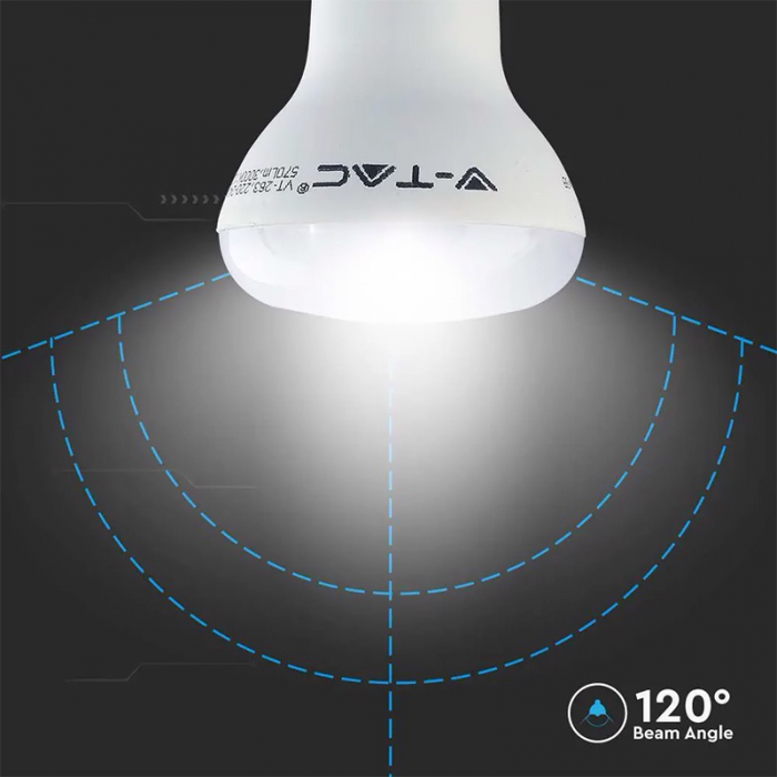 BEC LED R63 E27 8.5W 3000K ALB CALD, CIP SAMSUNG [7]