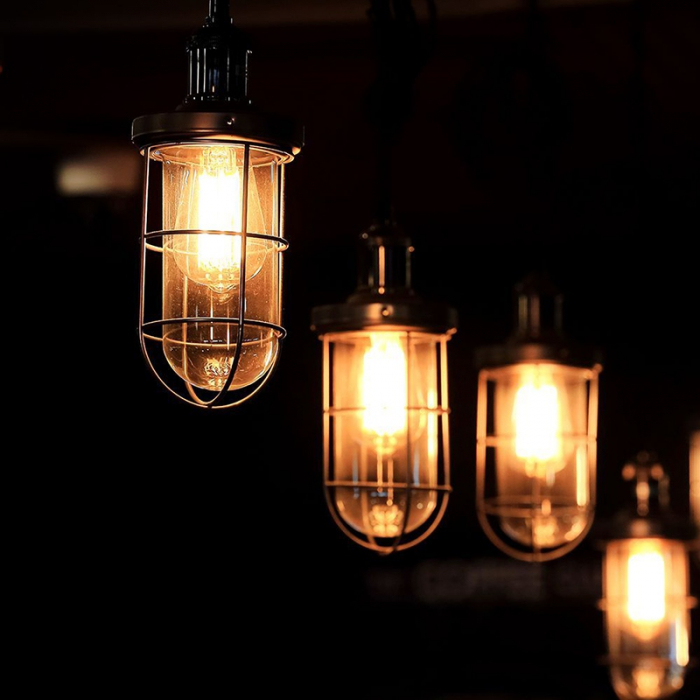 Bec led ST64 E27 4W cu filament 3000K model Edison V-tac [8]