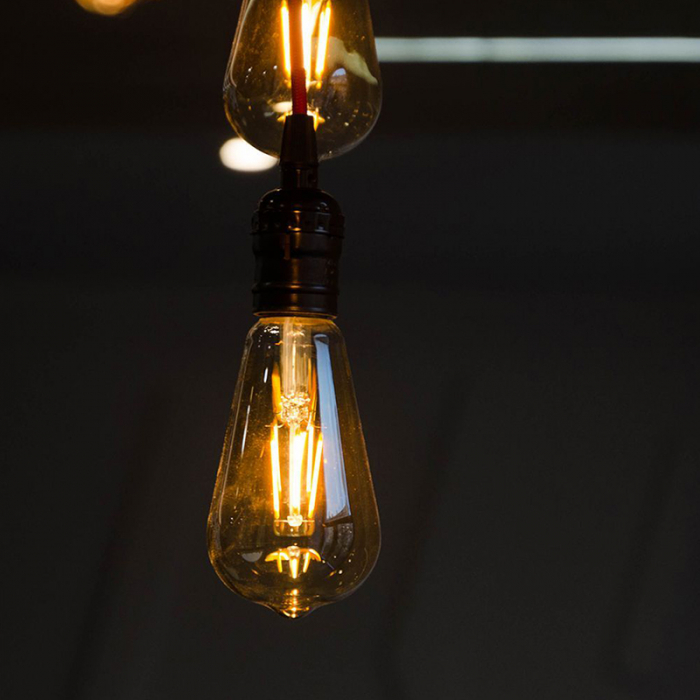 Bec Led ST64 E27 6W CU FILAMENT 2200K MODEL EDISON [7]