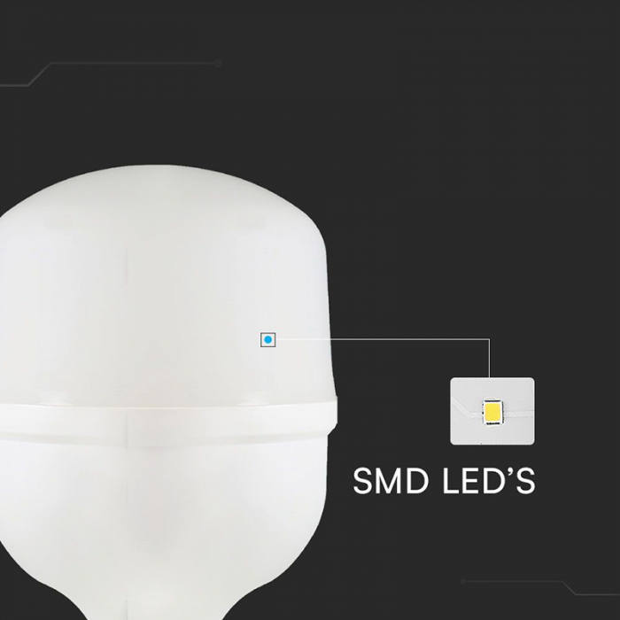 Bec Led T100 E27 30W 4000K ALB NEUTRU [5]