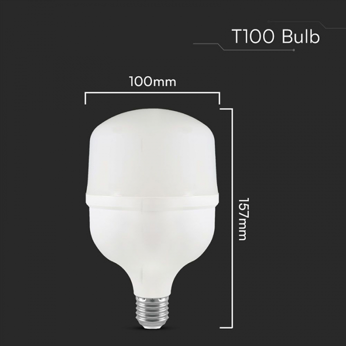Bec Led T100 E27 30W 6500K ALB RECE [4]