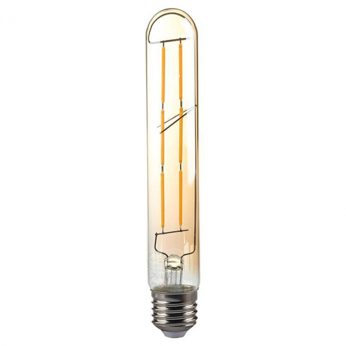 Bec led t30 e27 cu filament 6w 2200k alb cald V-tac [2]