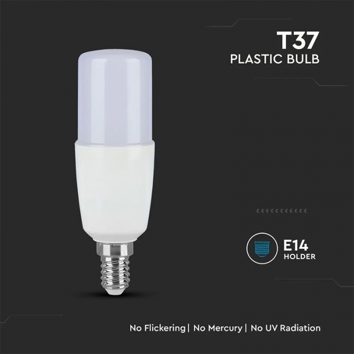 BEC LED T37 E14 7.5W 6500K ALB RECE [6]
