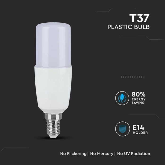 Bec Led T37 E14 9W 2700K ALB CALD [7]