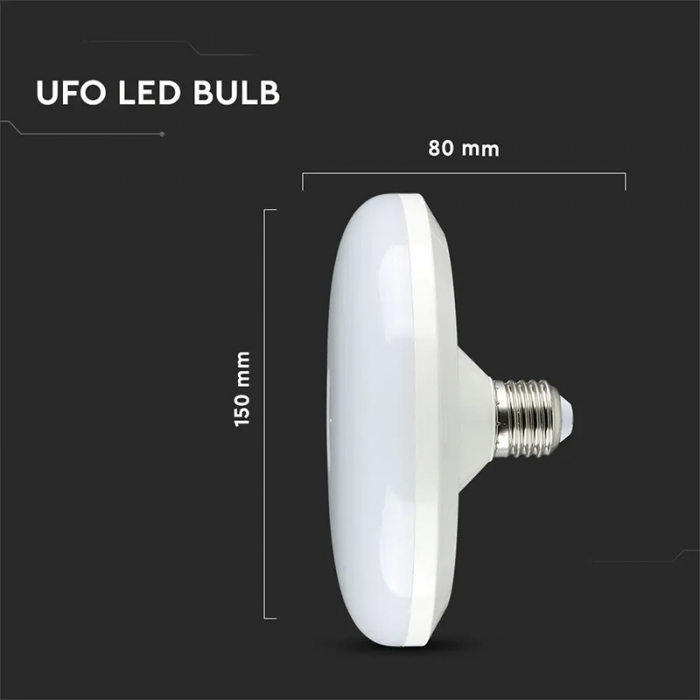 BEC LED UFO 15W F150 E27 6400K ALB RECE, CIP SAMSUNG [5]