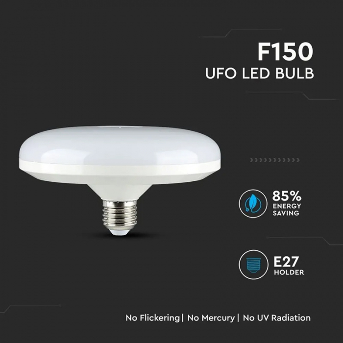 BEC LED UFO 15W F150 E27 6400K ALB RECE, CIP SAMSUNG [6]