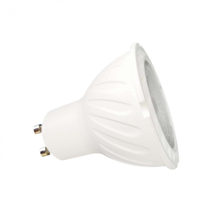Bec spot LED GU10, 6W, 3000K, alb cald, cip Samsung, V-TAC [3]