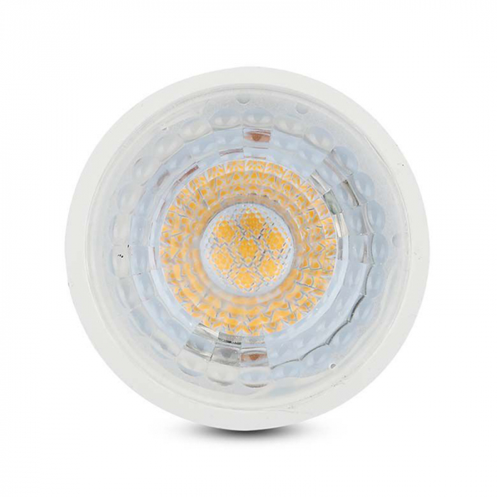 Bec spot led gu10 6w dimabil 3000k alb cald, cip Samsung V-tac [4]