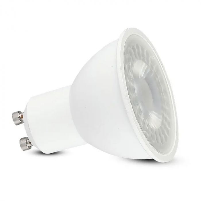 Bec spot led gu10 8w 220-240v 6400k alb rece V-tac [3]