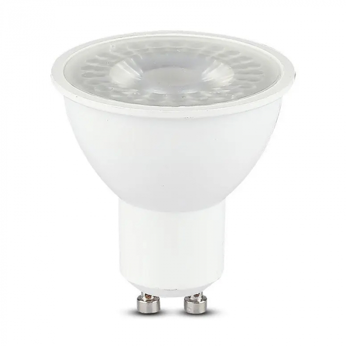 Bec spot led gu10 8w 220-240v 6400k alb rece V-tac [2]