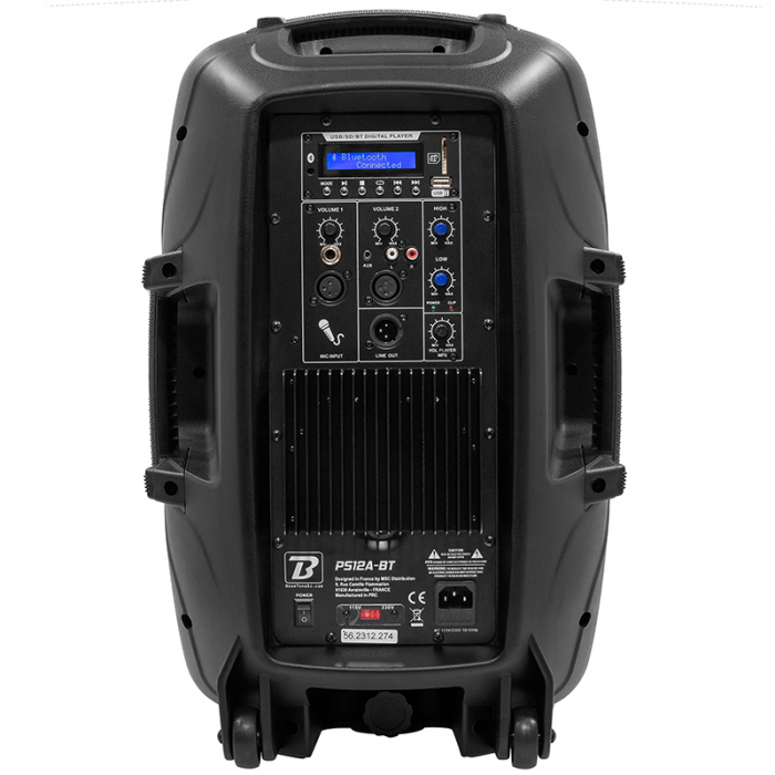 BOXA ACTIVA 12''/30CM 140W RMS CU BT/FM/TWS/USB/SD [16]