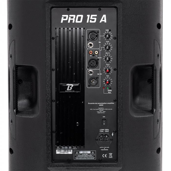 BOXA ACTIVA 400W RMS 15''/38CM [13]
