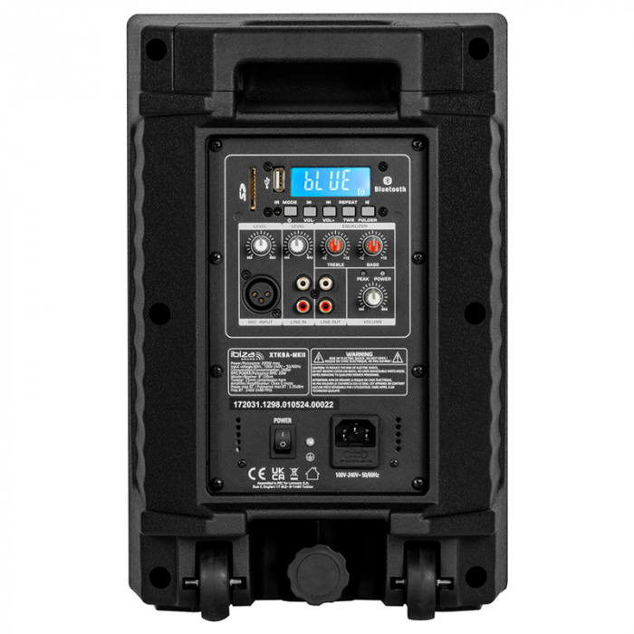 BOXA ACTIVA 8"/20CM 100W RMS CU BT/TWS/USB/SD [4]