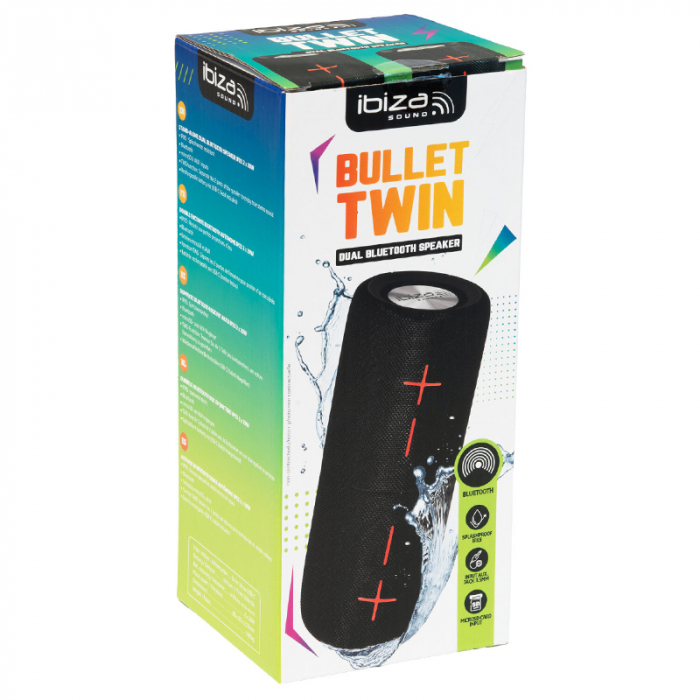 BOXA BLUETOOTH MODEL 2X20W TWIN IPX5 MSD/AUX [7]