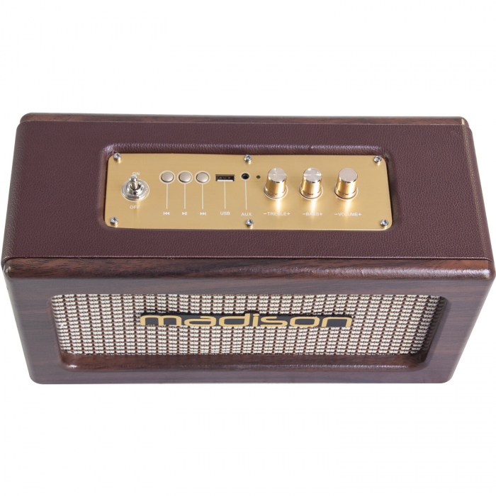 BOXA BLUETOOTH MODEL VINTAGE 2X10W MADISON [4]