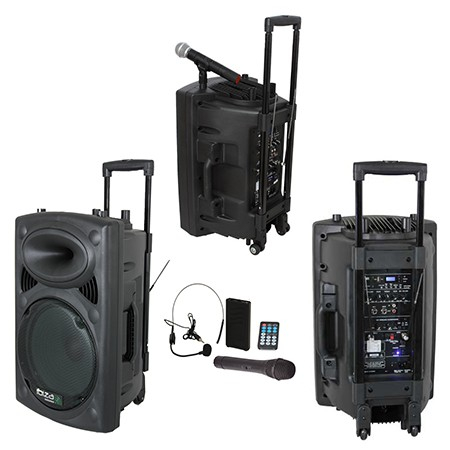 BOXA PORTABILA 12"/30CM 350W RMS 12/230V USB/MP3 [1]