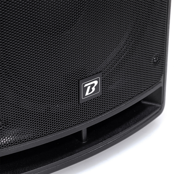 BOXA PORTABILA 12''/30CM + TWEETER 250W BT/USB/FM/SD + 2MIC VHF [3]