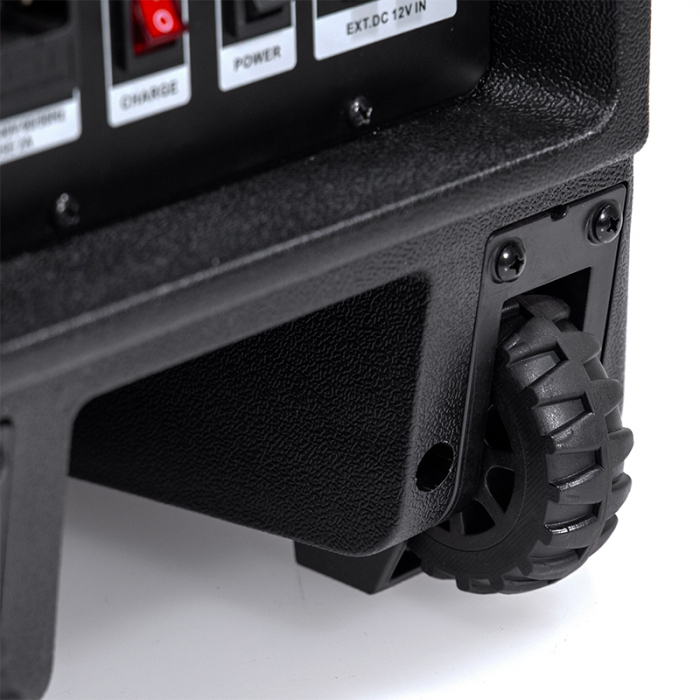 BOXA PORTABILA 12''/30CM + TWEETER 250W BT/USB/FM/SD + 2MIC VHF [15]