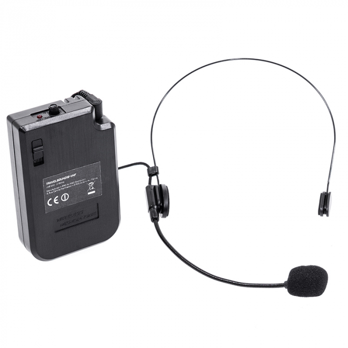 BOXA PORTABILA 12''/30CM + TWEETER 250W BT/USB/FM/SD + 2MIC VHF [7]