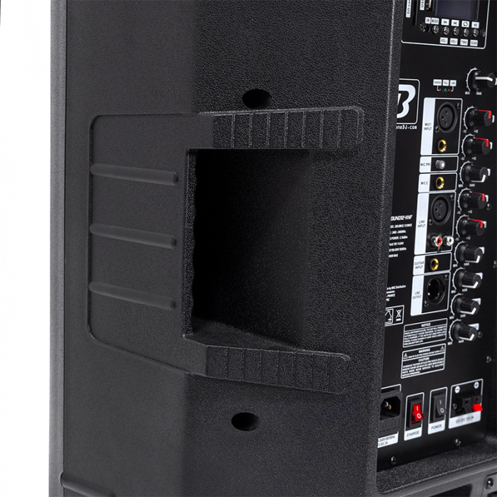 BOXA PORTABILA 12''/30CM + TWEETER 250W BT/USB/FM/SD + 2MIC VHF [14]