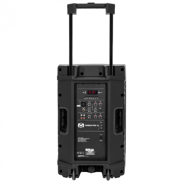 BOXA PORTABILA 12''/31CM 250W RMS TWS CU BT/USB + 2 MIC WIRELESS [10]