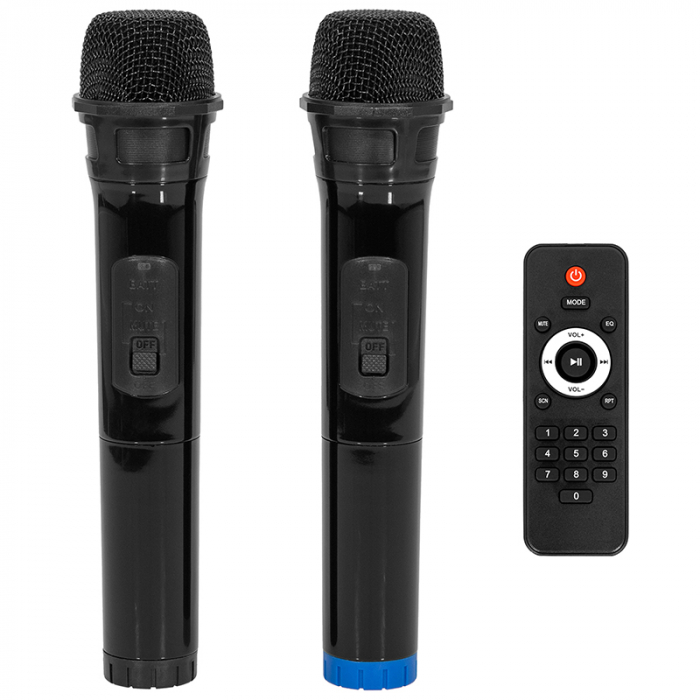 BOXA PORTABILA 12''/31CM 250W RMS TWS CU BT/USB + 2 MIC WIRELESS [6]