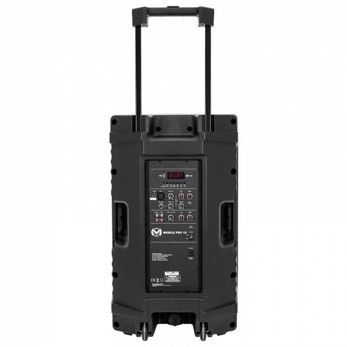 BOXA PORTABILA 15''/38CM 300W RMS TWS CU BT/USB + 2 MIC WIRELESS [6]