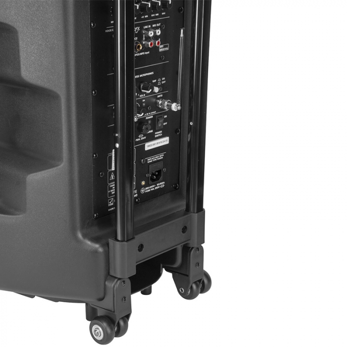 Boxă Portabilă 15'' 800W | USB, MP3, Bluetooth, 12-230V [6]