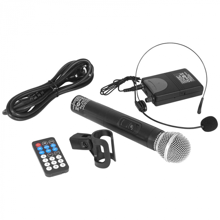 Boxă Portabilă 15'' 800W | USB, MP3, Bluetooth, 12-230V [10]