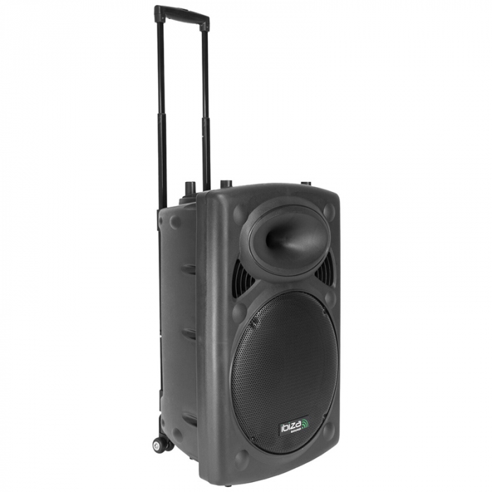Boxă Portabilă 15'' 800W | USB, MP3, Bluetooth, 12-230V [3]